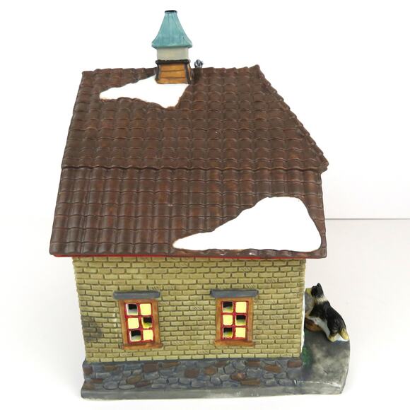 Holiday Time Woolen Mill Porcelain Lighted Building Village Collectible 2000 - Picture 5 of 14